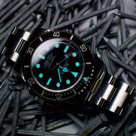 rolex datejust glow in the dark|rolex chromalight radium.